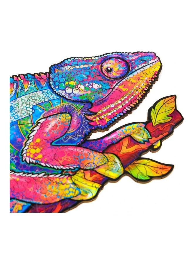 XiuWoo 180-Piece Animal Shaped Wooden Jigsaw Puzzle Set - Image 5