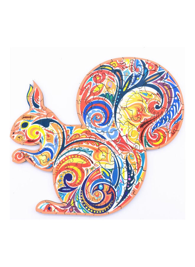 XiuWoo 182-Piece Animal Shaped Wooden Jigsaw Puzzle Set - Image 1