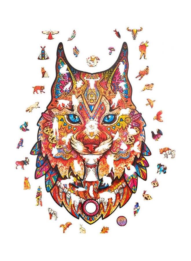 XiuWoo 93-Piece Animal Shaped Wooden Jigsaw Puzzle Set - Image 2