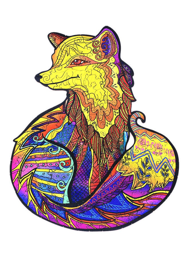 شو وو مجموعة أحجية تركيب الصور من الخشب بشكل حيوان من 100 قطعة - Image 1