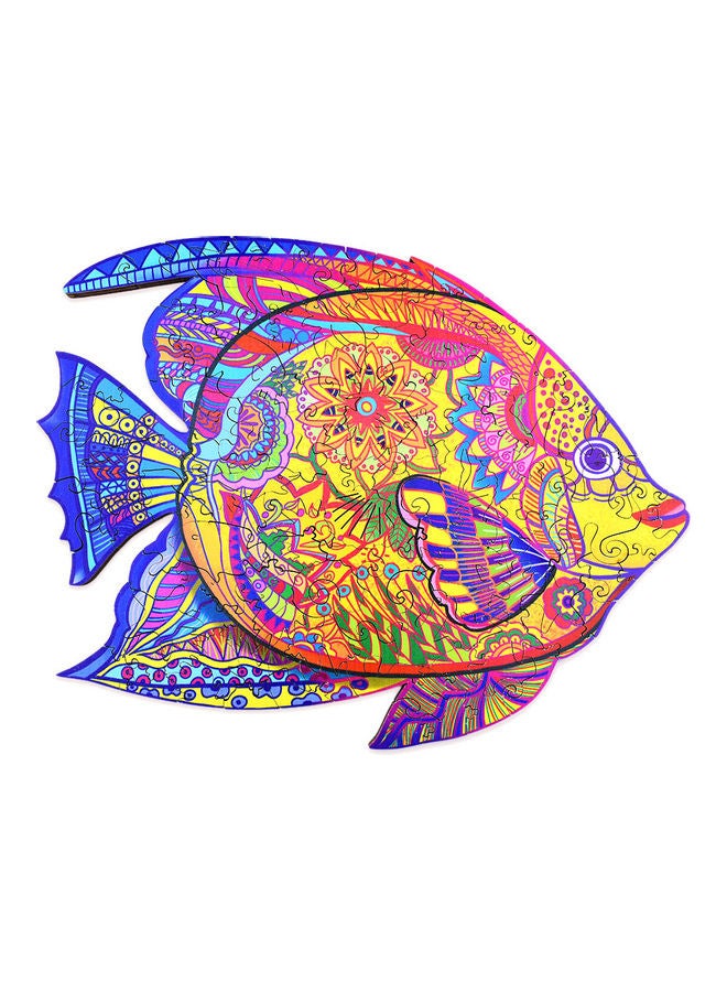 XiuWoo 100-Piece Animal Shaped Wooden Jigsaw Puzzle Set - Image 1