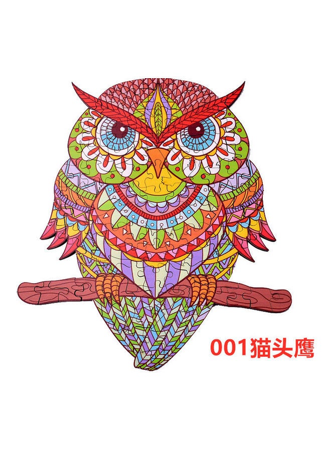 XiuWoo 125-Piece Animal Shape Wooden Jigsaw Puzzle - Image 1