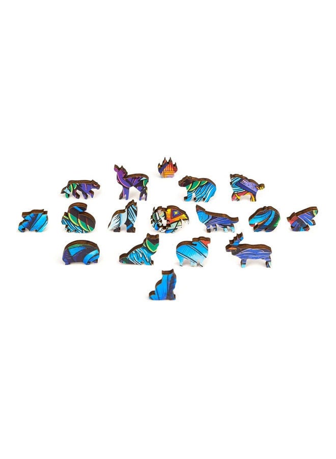 XiuWoo 187-Piece Animal Shape Wooden Jigsaw Puzzle - Image 5