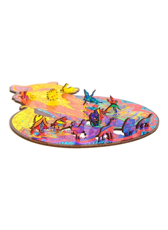 XiuWoo 181-Piece Animal Shaped Wooden Jigsaw Puzzle Set - Image 4