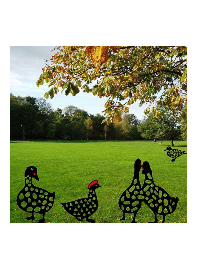 Chicken Yard Art Garden Floor Decoration Black - v1616159448/N45449188A_4