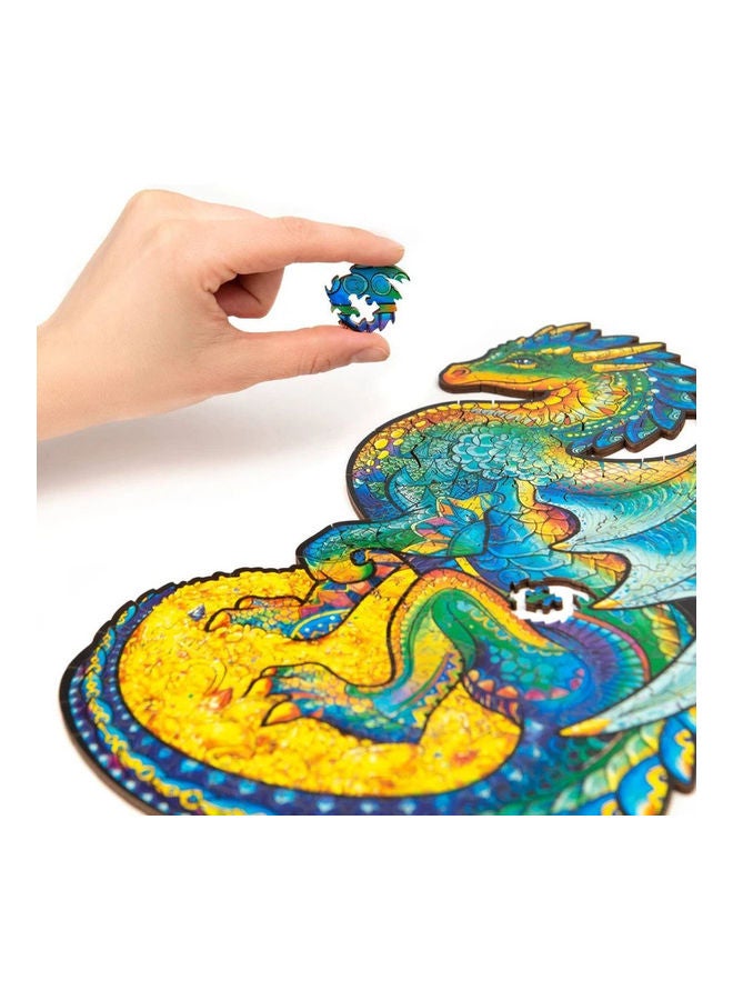 XiuWoo 96-Piece Animal Shaped Wooden Jigsaw Puzzle Set - Image 3