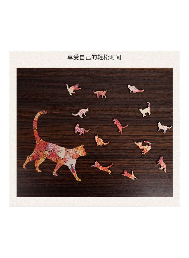 XiuWoo 185-Piece Animal Shaped Wooden Jigsaw Puzzle - Image 4
