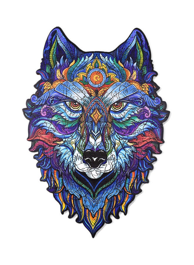 XiuWoo 100-Piece Animal Shaped Wooden Jigsaw Puzzle - Image 1