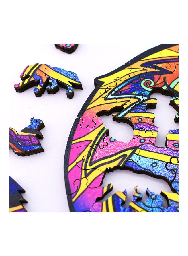 XiuWoo 100-Piece Animal Shaped Wooden Jigsaw Puzzle - Image 3