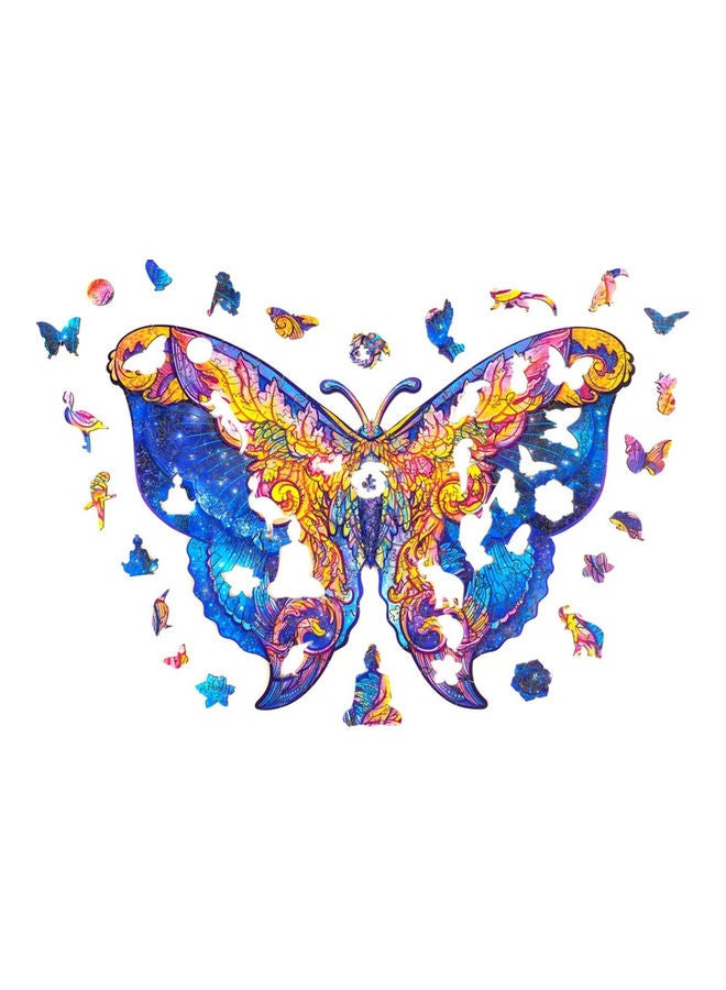 XiuWoo 124-Piece Animal Shaped Wooden Jigsaw Puzzle - Image 2