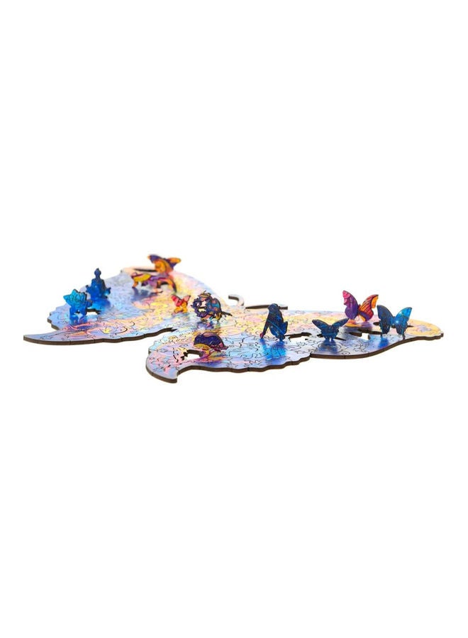 XiuWoo 124-Piece Animal Shaped Wooden Jigsaw Puzzle Set - Image 5