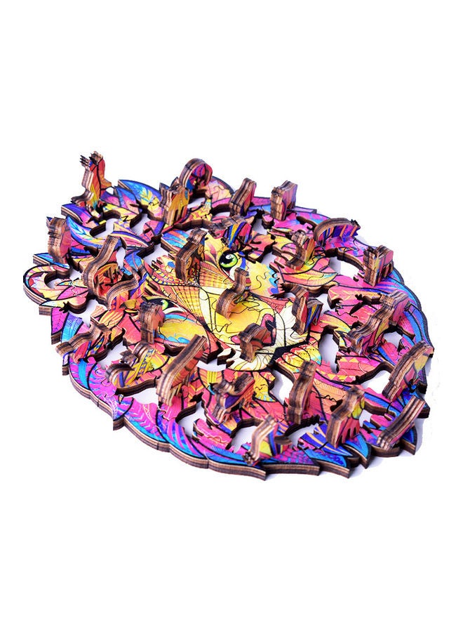 XiuWoo 95-Piece Animal Shaped Wooden Jigsaw Puzzle Set - Image 3