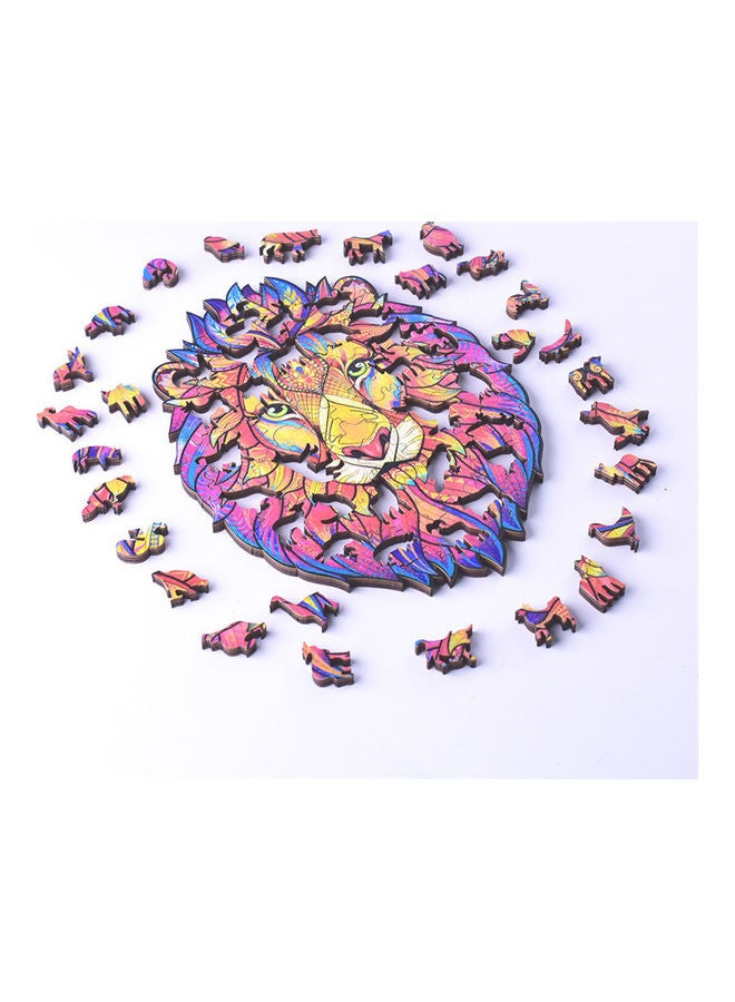 XiuWoo 95-Piece Animal Shaped Wooden Jigsaw Puzzle Set - Image 4