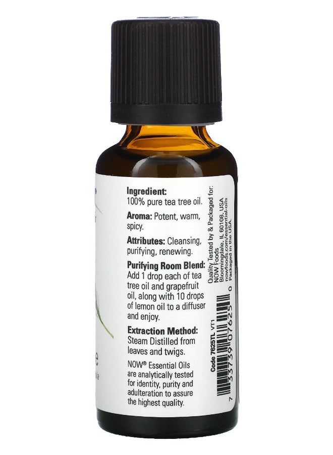 Now Foods Tea Tree Essential Oil 30ml  - Image 2