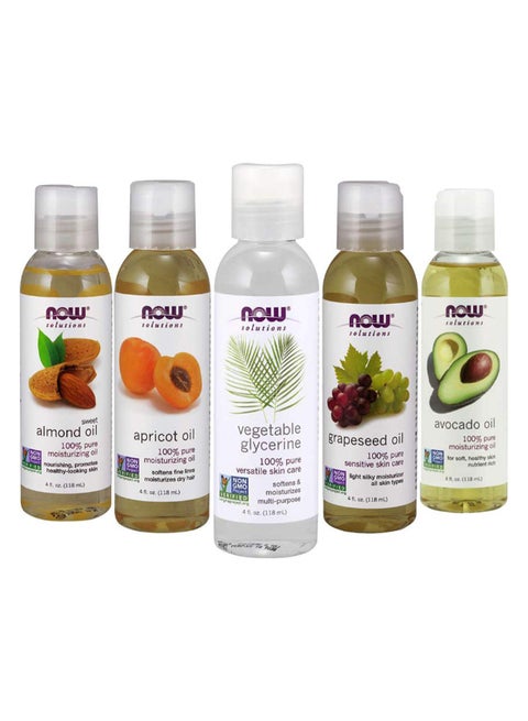 Pack Of 5 Moisturizing Body Oil 590ml