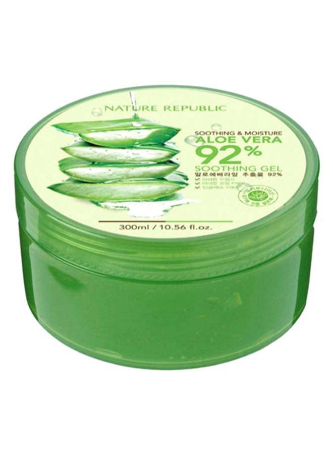 NATURE REPUBLIC - Soothing And Moisture Aloe Vera Gel Green 300ml - Image 1