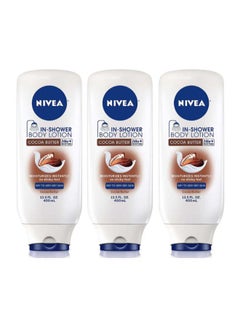 3-Piece In Shower Body Lotion Set 1200ml