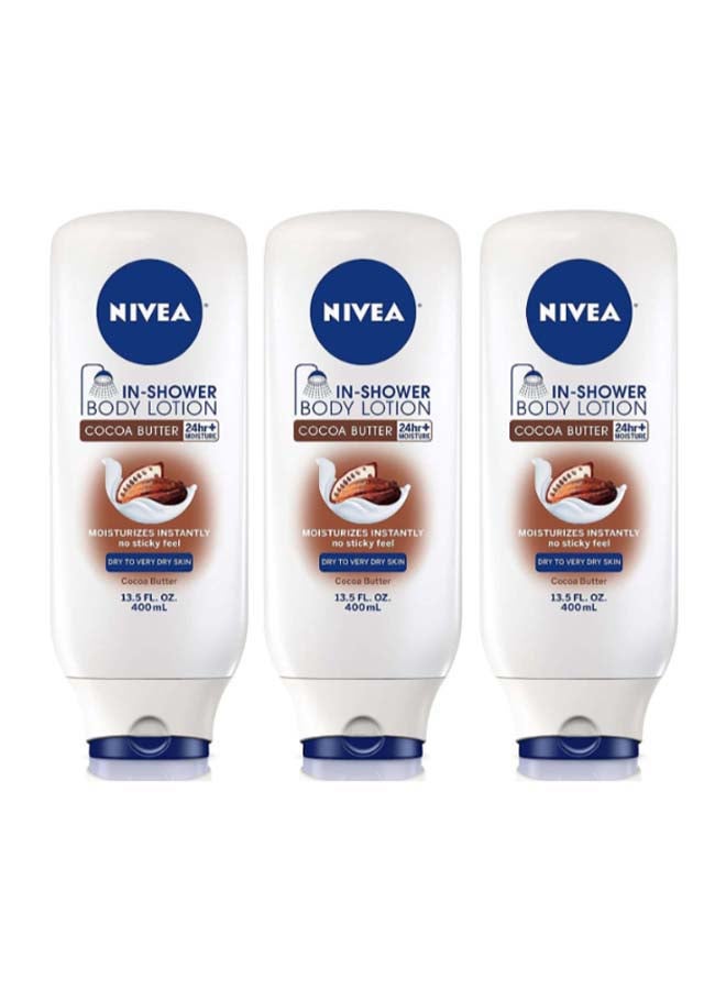 Nivea - 3-Piece In Shower Body Lotion Set 1200ml - Image 1