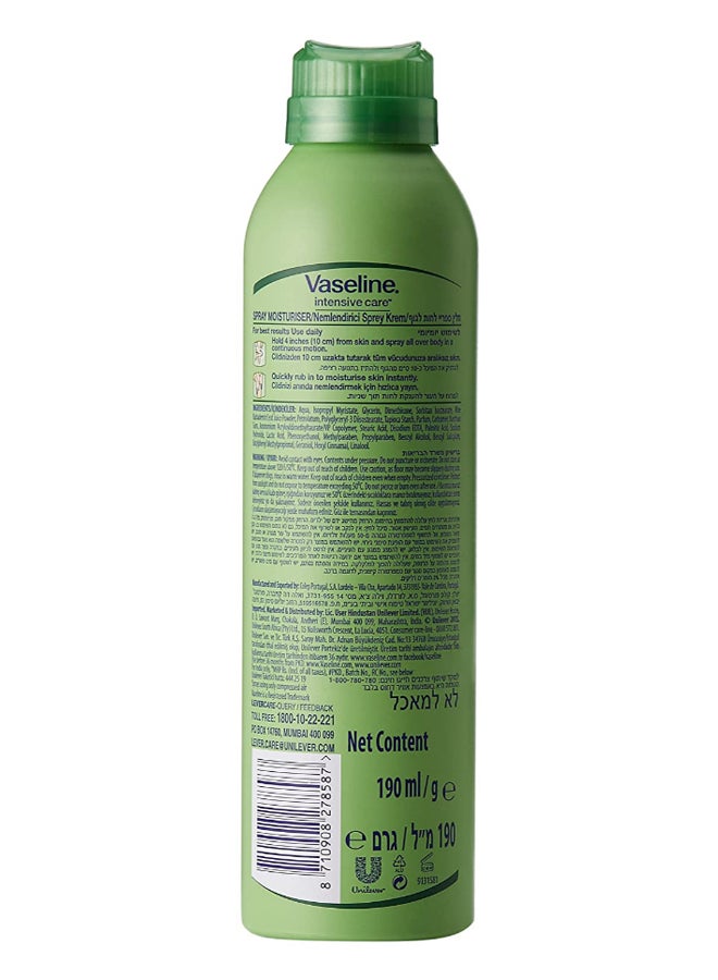 Vaseline - Itensive Care Aloe Soothe Spray Moisturizer 190ml - Image 1