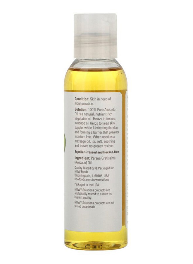 Now Foods 100 Percent Avocado Moisturizing Oil 118ml  - Image 2