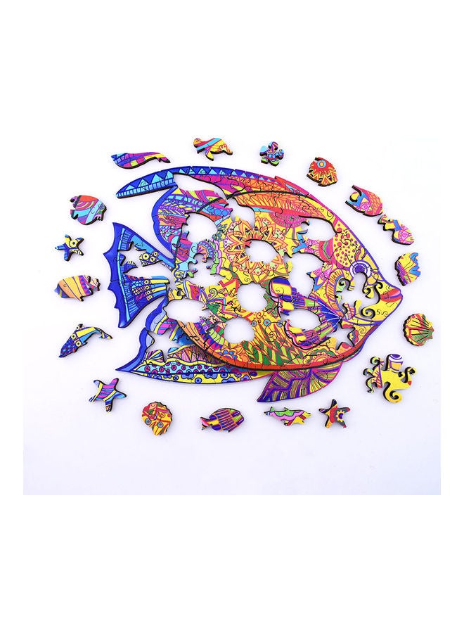 XiuWoo 100-Piece Animal Shaped Wooden Jigsaw Puzzle - Image 2