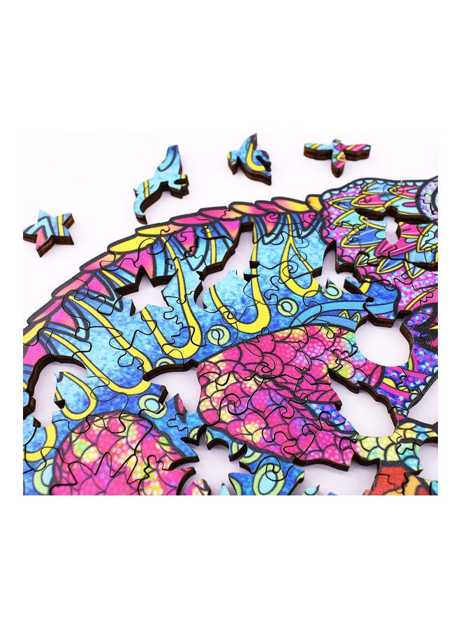 XiuWoo 100-Piece Animal Shaped Wooden Jigsaw Puzzle - Image 2