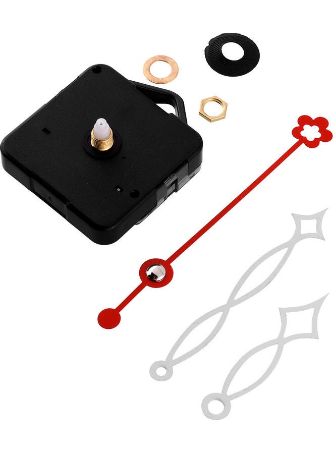 Wall Clock Black/White/Red - Image 2