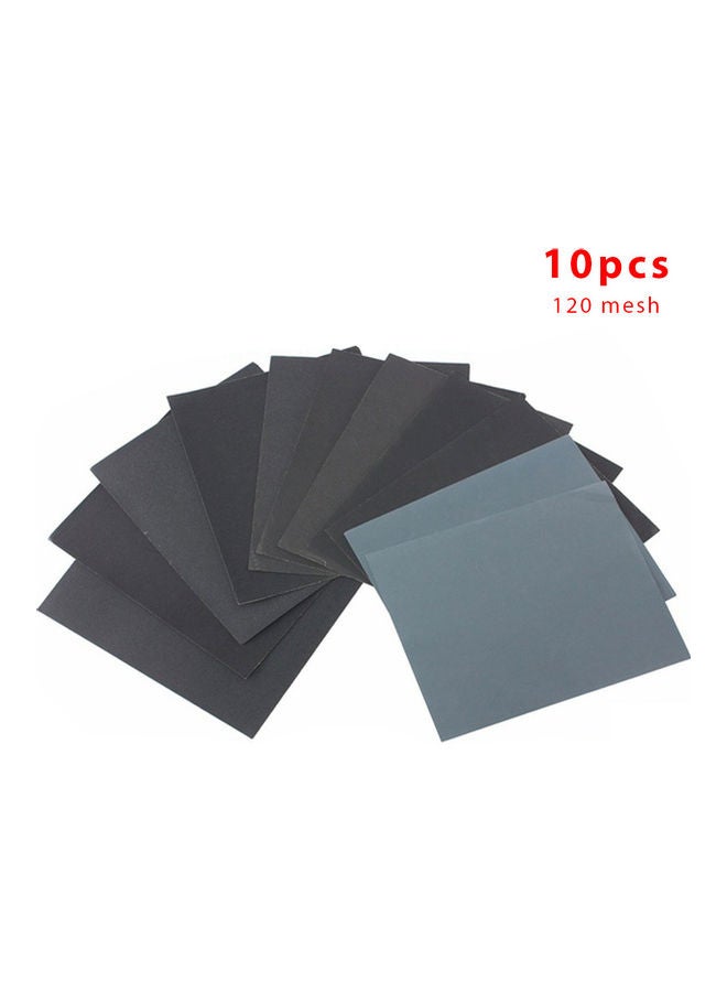 10-Piece Wet Or Dry Automotive Sandpaper
