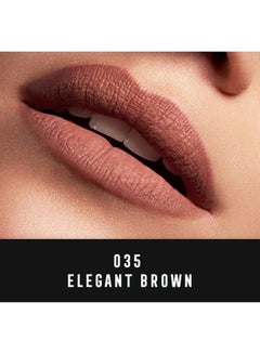 Max Factor Lipfinity Matte Liquid Lip – 035 –Elegant Brown  - Image 5