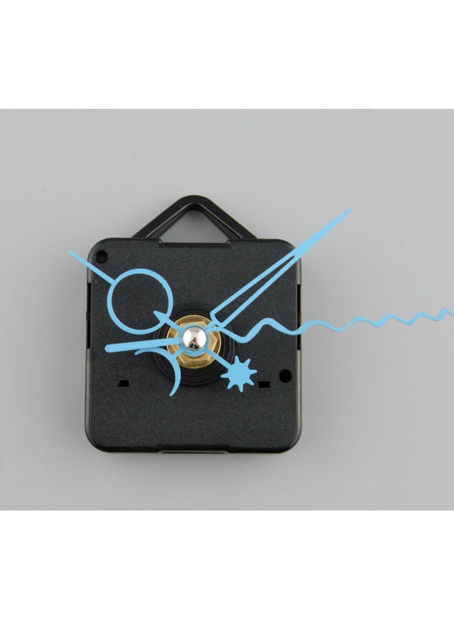 Quartz Movement Clock Black/Blue - Image 1