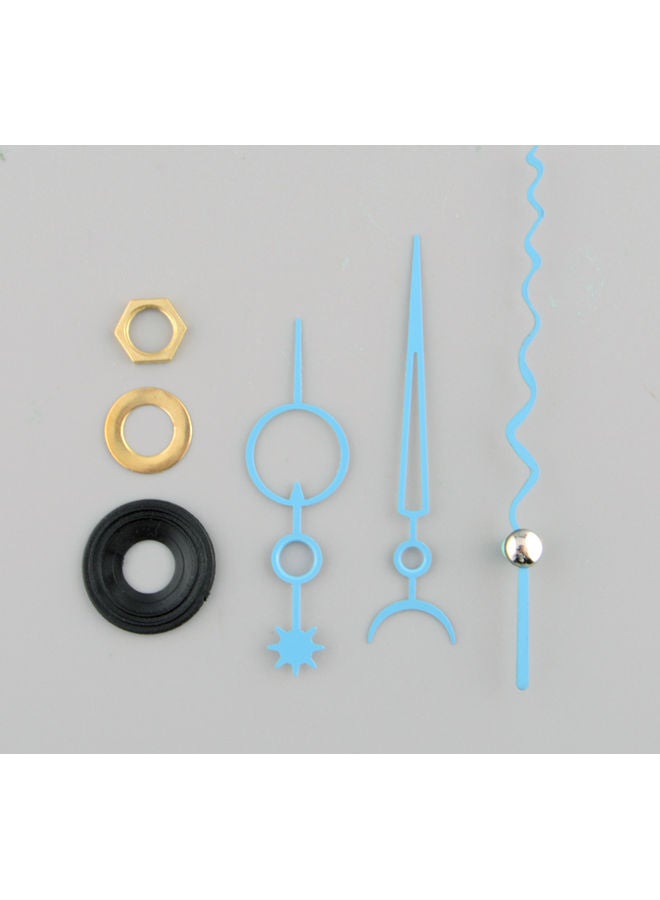 Quartz Movement Clock Black/Blue - Image 4