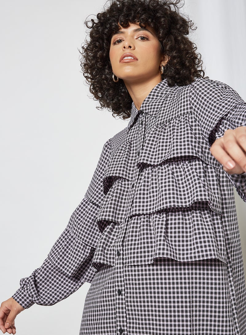 PIECES - Gyrali Shirt Dress Orchid Bloom - Image 1