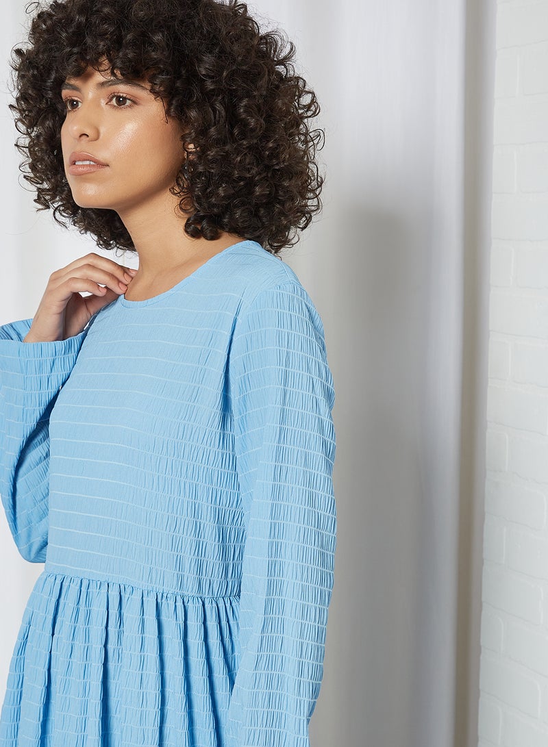 PIECES - Peruna Midi Dress Little Boy Blue - Image 1