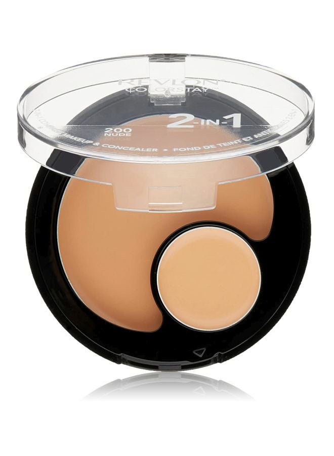 Revlon 2-Piece ColorStay Compact Makeup And Concealer Set Natural Tan - Image 2