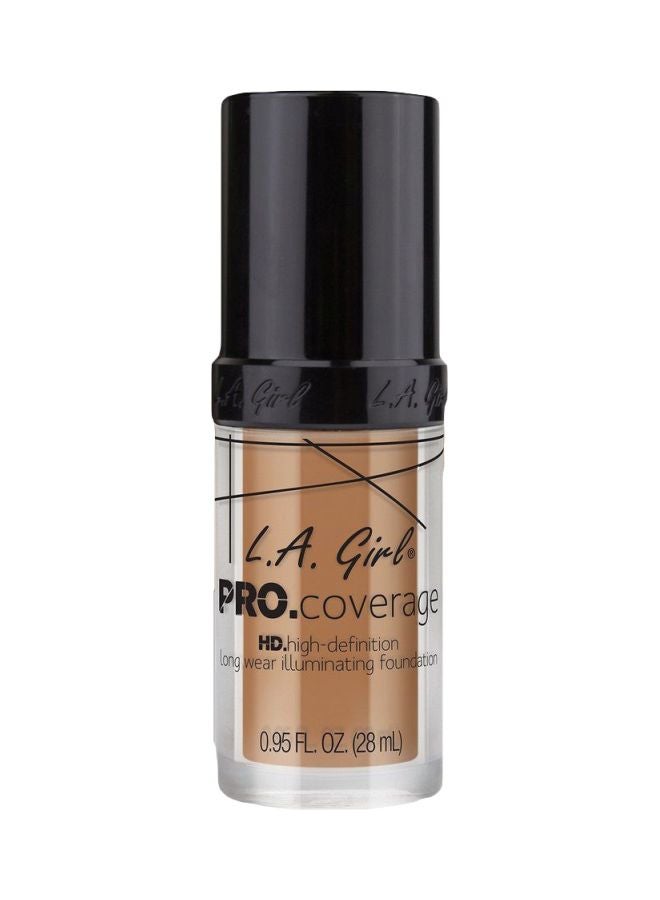 LA Girl - Pro Coverage HD Illuminating Liquid Foundation GLM646 Beige - Image 1