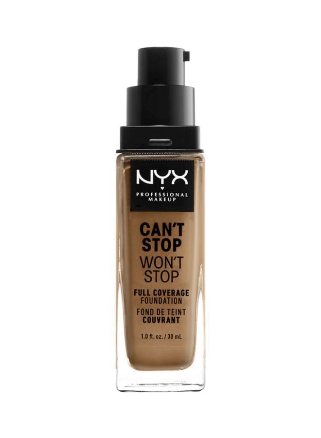 NYX PROFESSIONAL MAKEUP - Can't Stop Won't Stop Full Coverage Foundation Cinnamon - Image 1