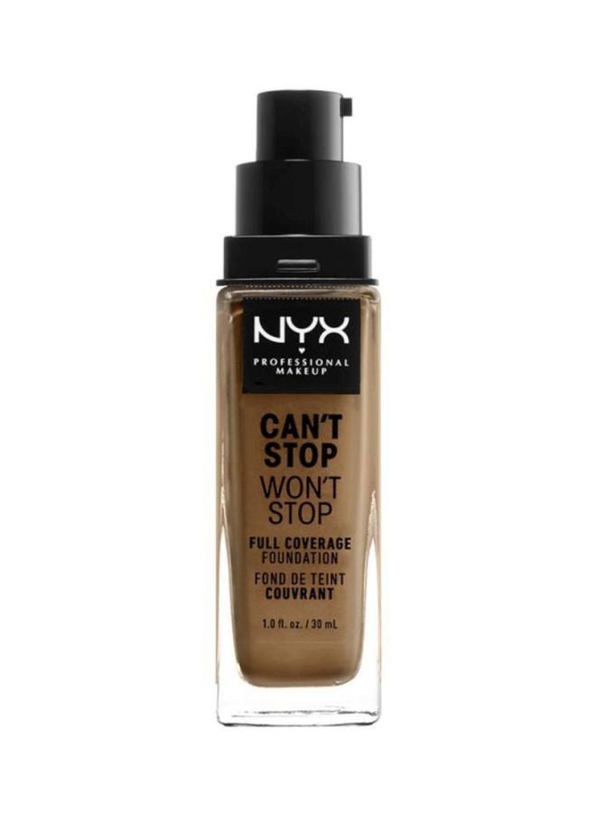 NYX PROFESSIONAL MAKEUP Can't Stop Won't Stop Full Coverage Foundation Nutmeg  - Image 2
