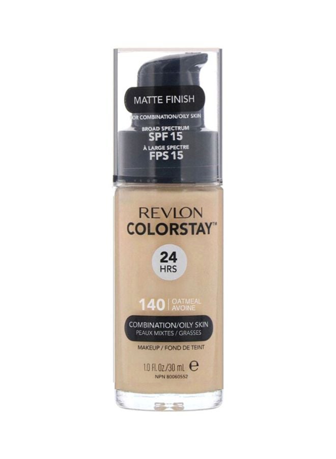 ريفلون كريم الأساس كلر ستاي السائل للبشرة الدهنية والمختلطة 140 أوتميل - Image 1