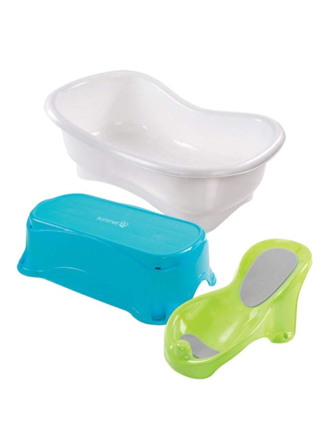 3-In-1 Comfort Height Bath Center With Step Stool - Green/Blue/White - v1616169863/N39696564A_2