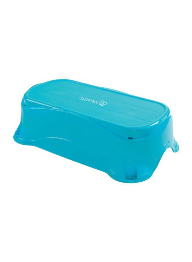 summer infant 3-In-1 Comfort Height Bath Center With Step Stool - Green/Blue/White - Image 4