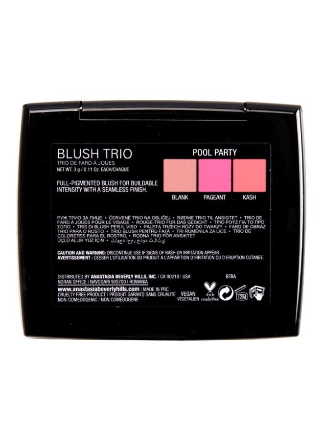 Trio Pool Party Face Blush Pool Party