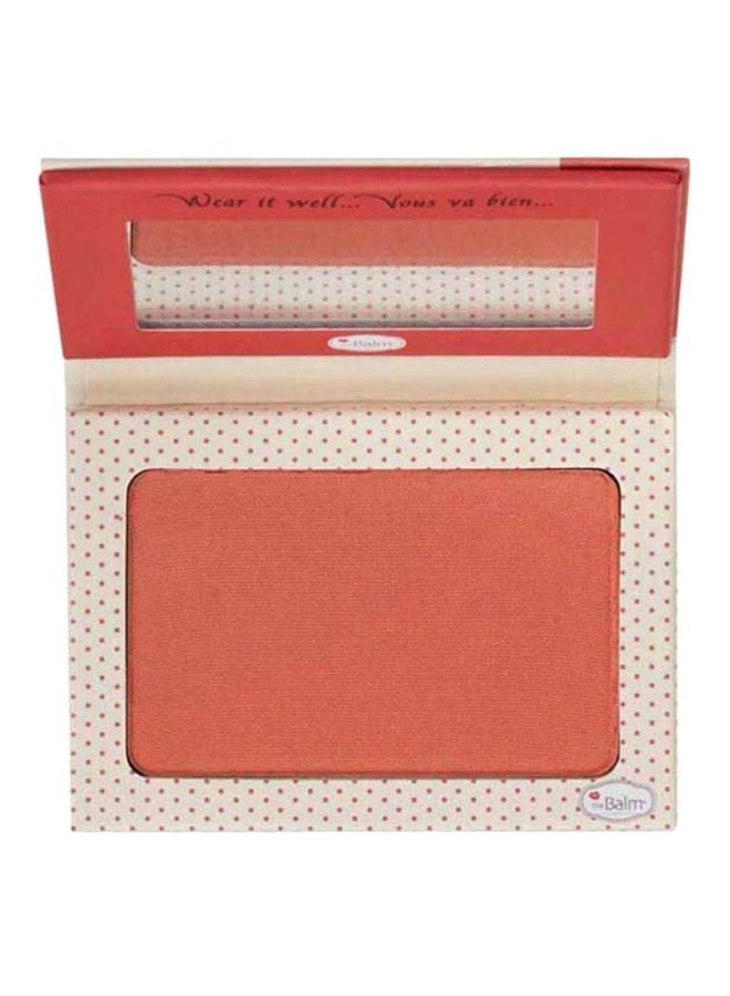 theBalm - INSTAIN® Long-Wearing Powder Staining Blush Swiss Dot Peach - Image 1