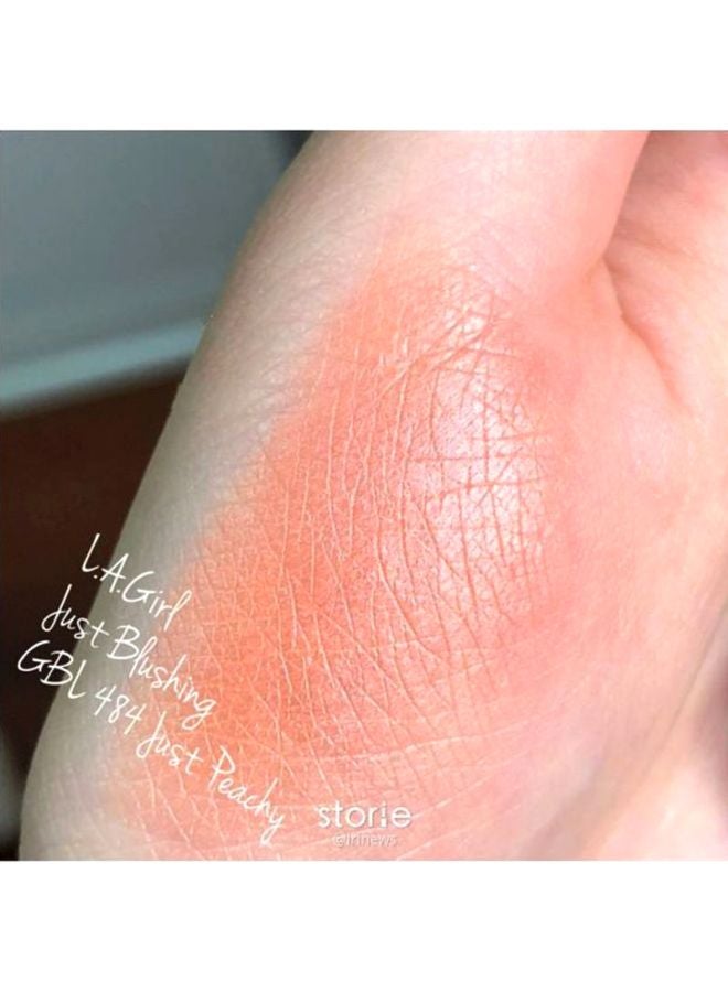 LA Girl Just Blushing Powder GBL 484 Just Peachy  - Image 3