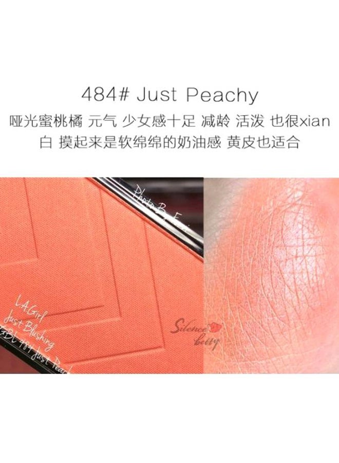 LA Girl Just Blushing Powder GBL 484 Just Peachy  - Image 4