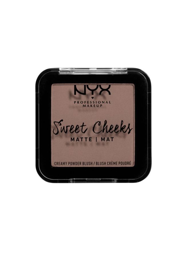 NYX PROFESSIONAL MAKEUP - Sweet Cheeks Creamy Powder Blush Matte So Taupe - Image 1