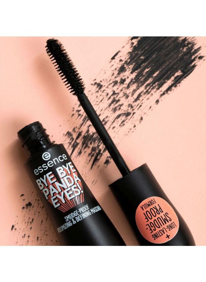 Essence - Bye Panda Eyes! Smudge-Proof Volumizing And Defining Mascara 01 Black - Image 1