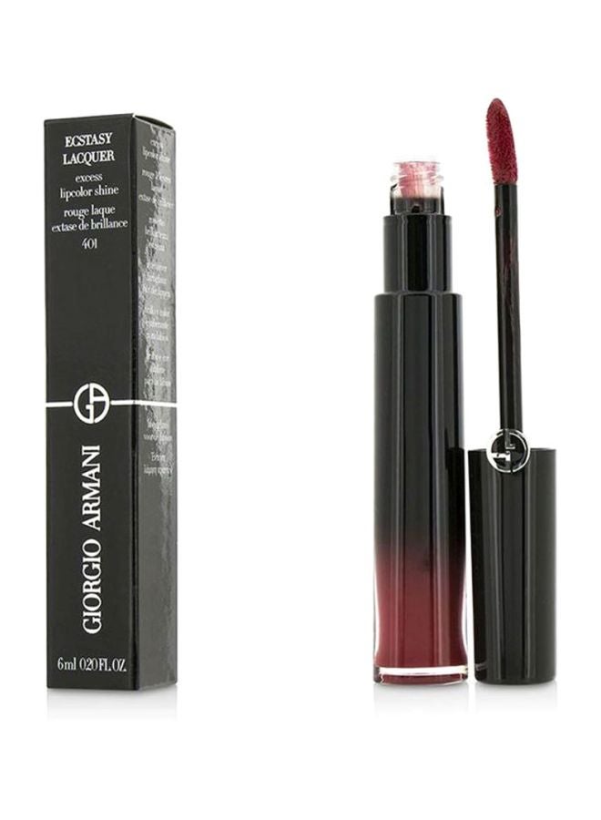 جورجيو أرماني أحمر شفاه لامع إكستاسي لاك 401 أحمر كروم - Image 3