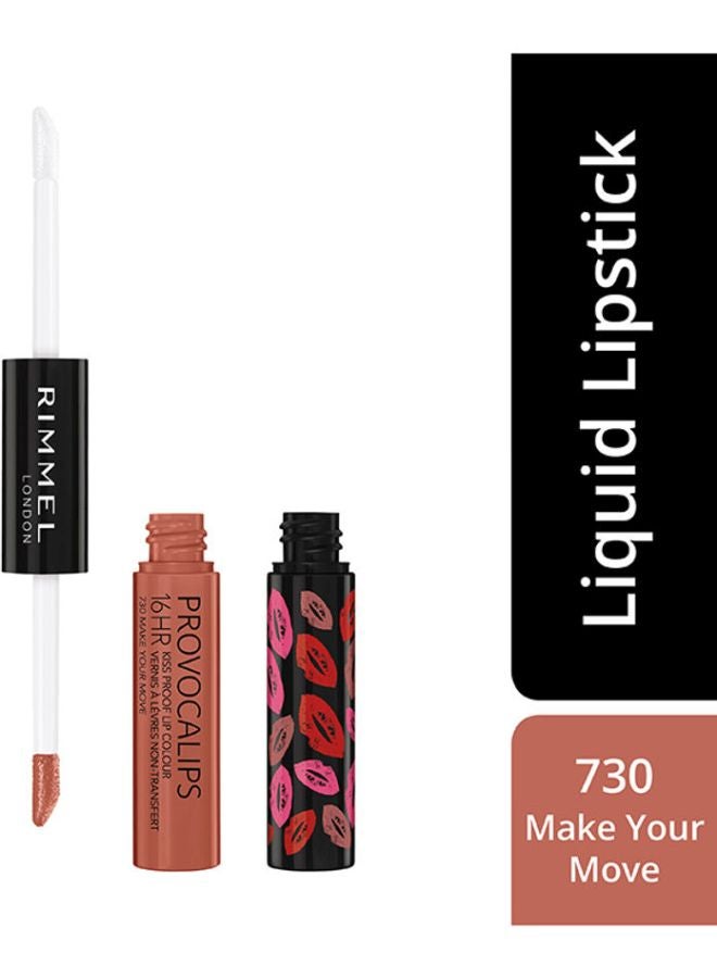 RIMMEL LONDON - Provocalips 16HR Kissproof Lip Colour 730 Make Your Move - Image 1