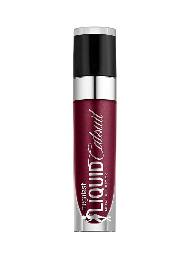 Wet N Wild MegaLast Liquid Catsuit Metallic Lipstick Life's No Pink  - Image 2