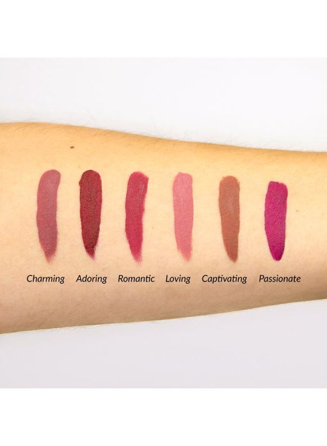 theBalm Pack Of 6 Meet Matte Hughes Lipstick Brown/Red/Beige - Image 2